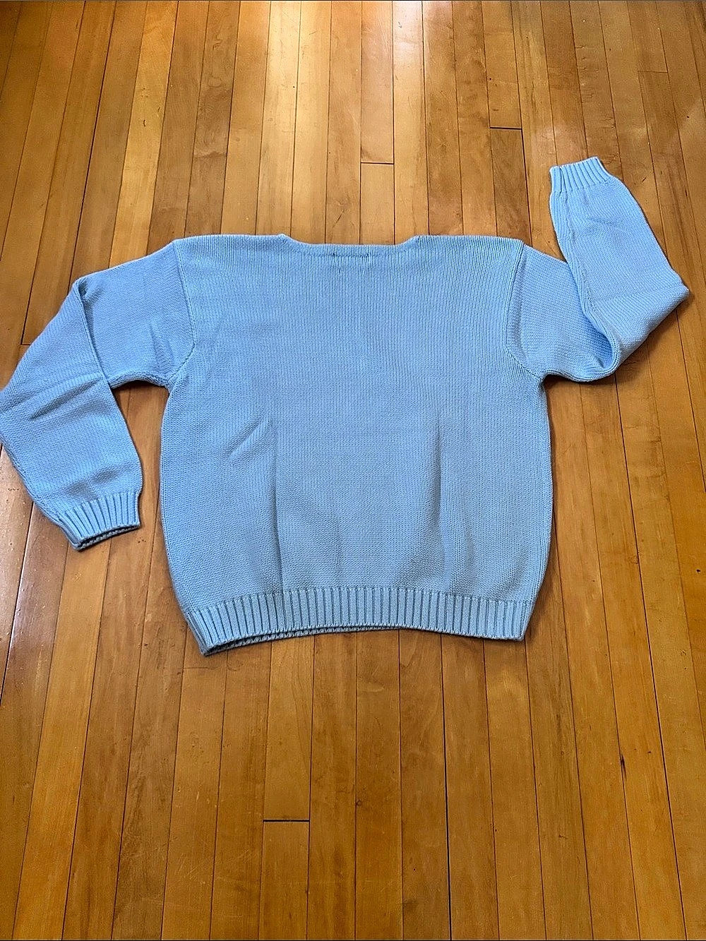 Polo Ralph Lauren Vintage Cotton Crewneck Sweater light Blue men’s XL